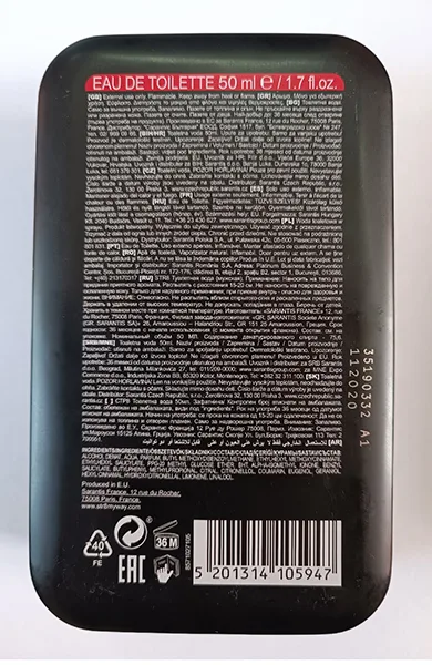 Eau de toilette
