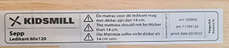 Children's cot