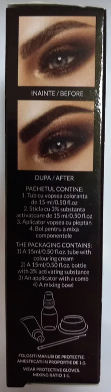 Eyebrows dye