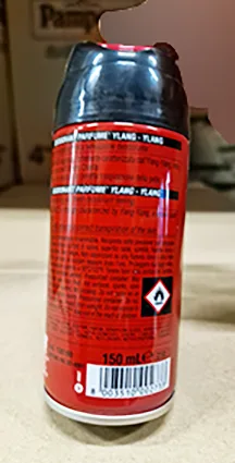Deodorant spray