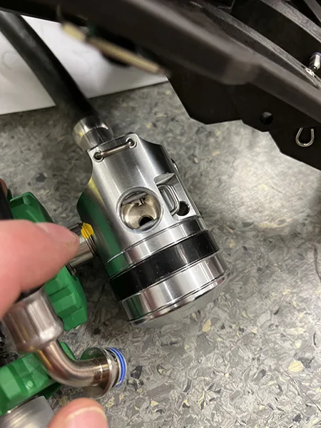 Compressed air breather
