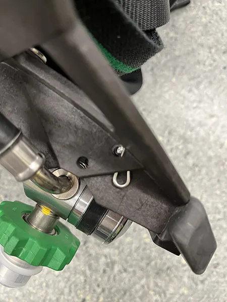 Compressed air breather