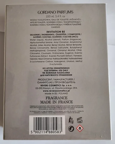 Eau de toilette