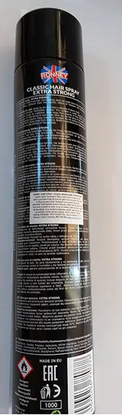 Hair fixing spray