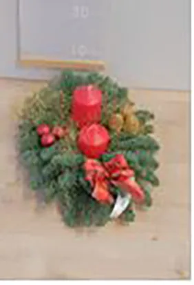 Wreath with candles