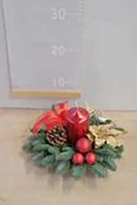 Wreath with candles