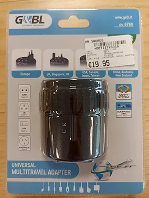 Travel adaptor