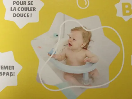 Children's bathing seat