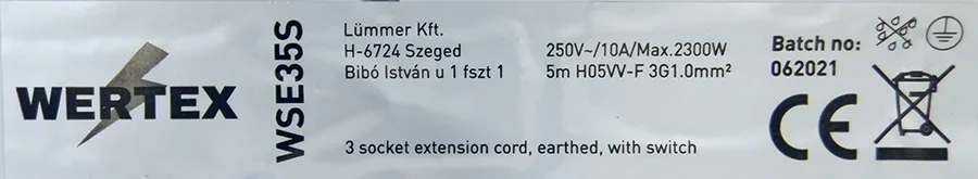 Extension lead