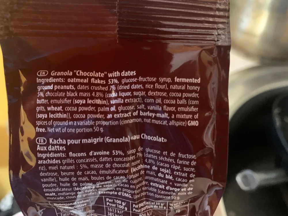 Ostrzeżenie publiczne dotyczące żywności: Brak deklaracji składnika alergennego – orzeszków ziemnych na polskojęzycznej etykiecie produktu pn. San Granola czekoladowa z daktylami, 300 g