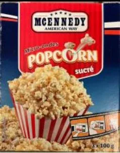 Popcorn micro-ondable