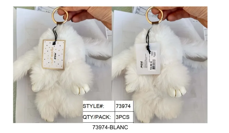 Porte cles lapin