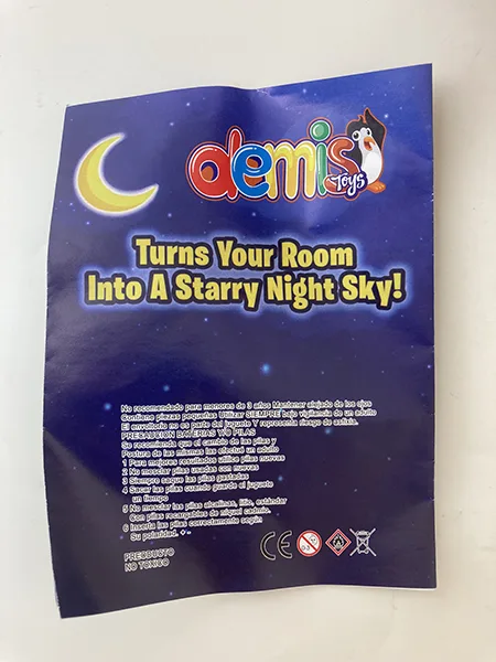 Toy with light projector