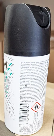 Deodorant spray