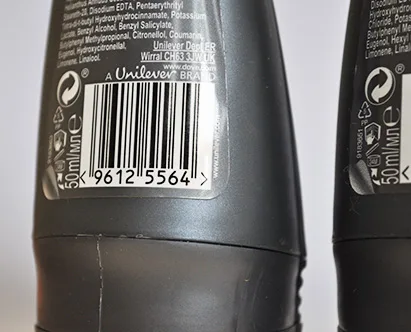 Deodorant spray