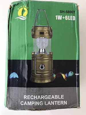 Black camping light