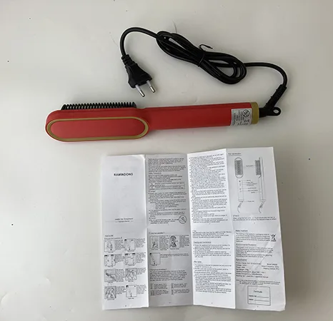 Straightening comb