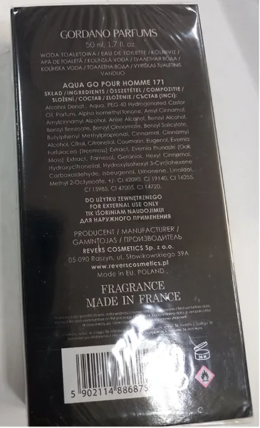 Eau de toilette