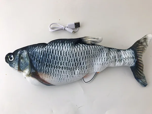 Fish shaped pet toy