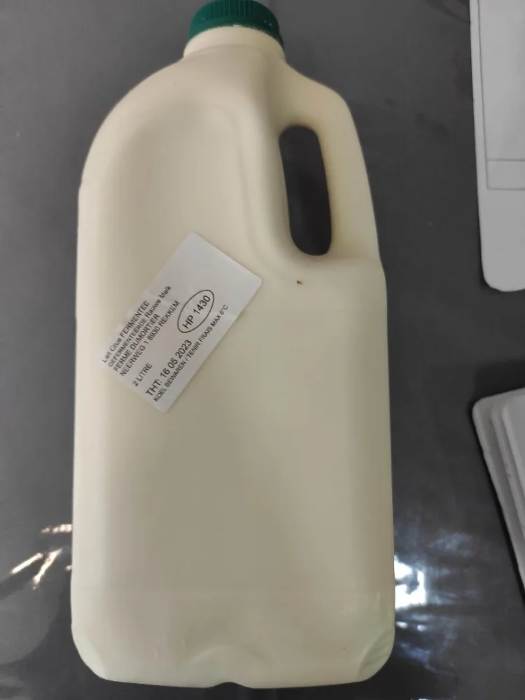Produits laitiers : (lait- lait cru - lait battu- lait cru fermente)