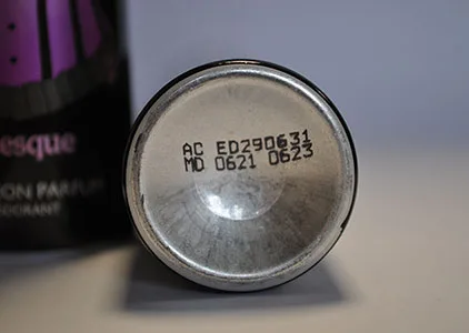 Deodorant spray