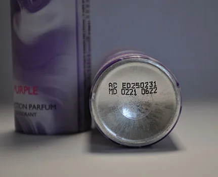 Deodorant spray