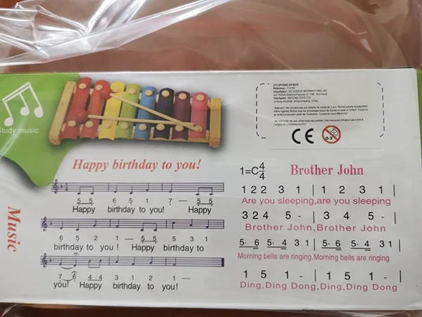 Toy xylophone