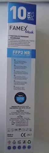 Particle filter mask