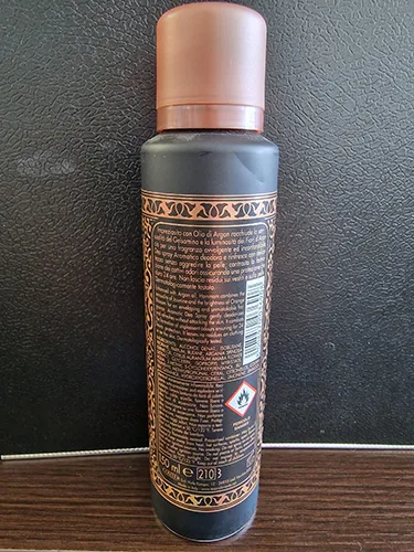 Deodorant spray