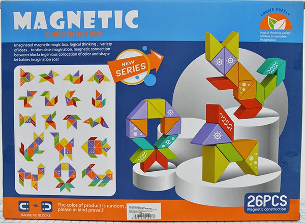 Magnetic building set