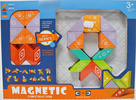 Magnetic building set