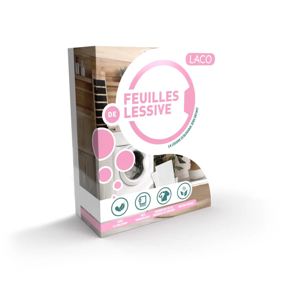 Lessive en feuille