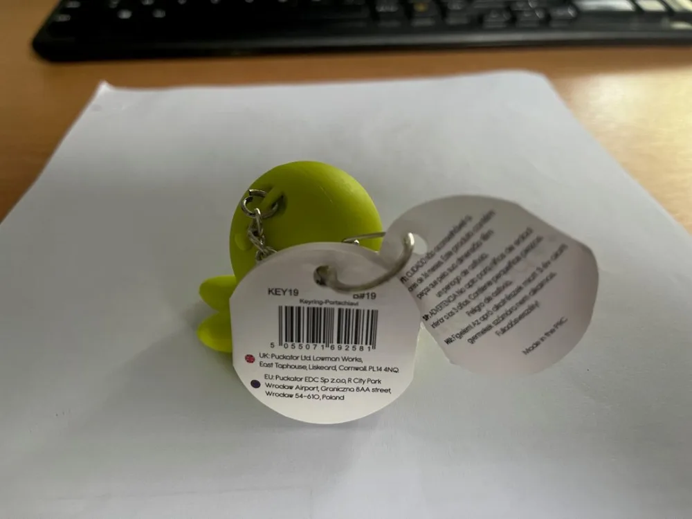 Porte clef led - pieuvre, pingouin et dauphin