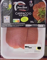 Carpaccio pur boeuf