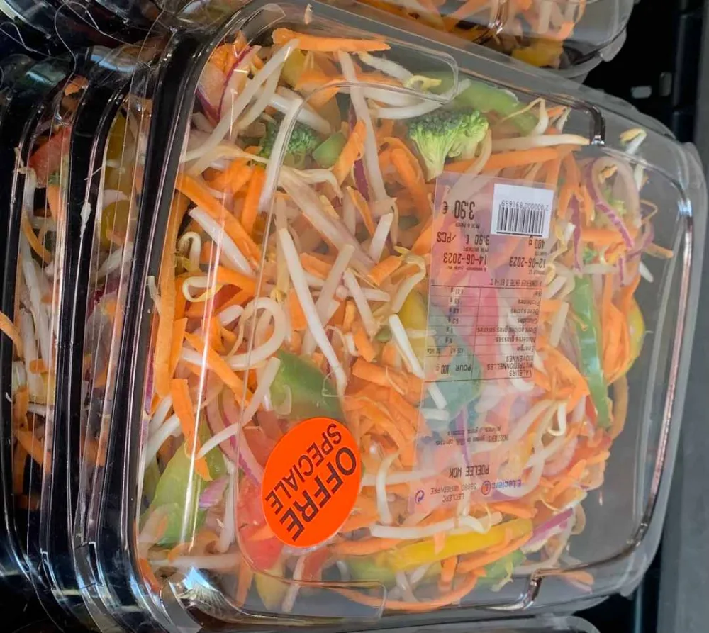 Poelee wok 400g