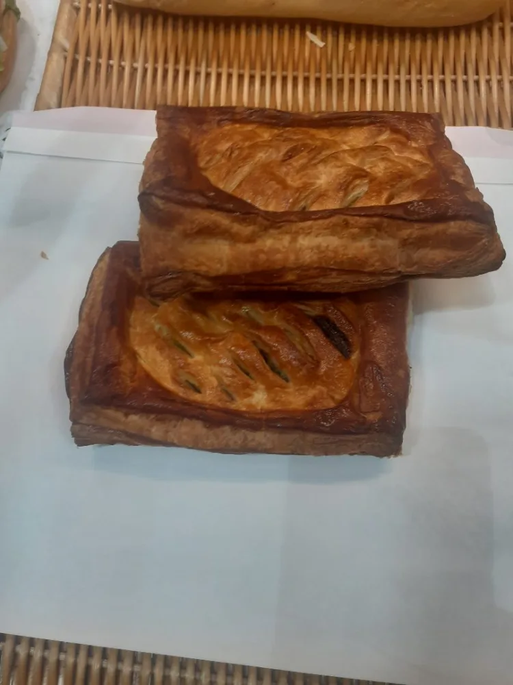 Feuillete saumon epinards