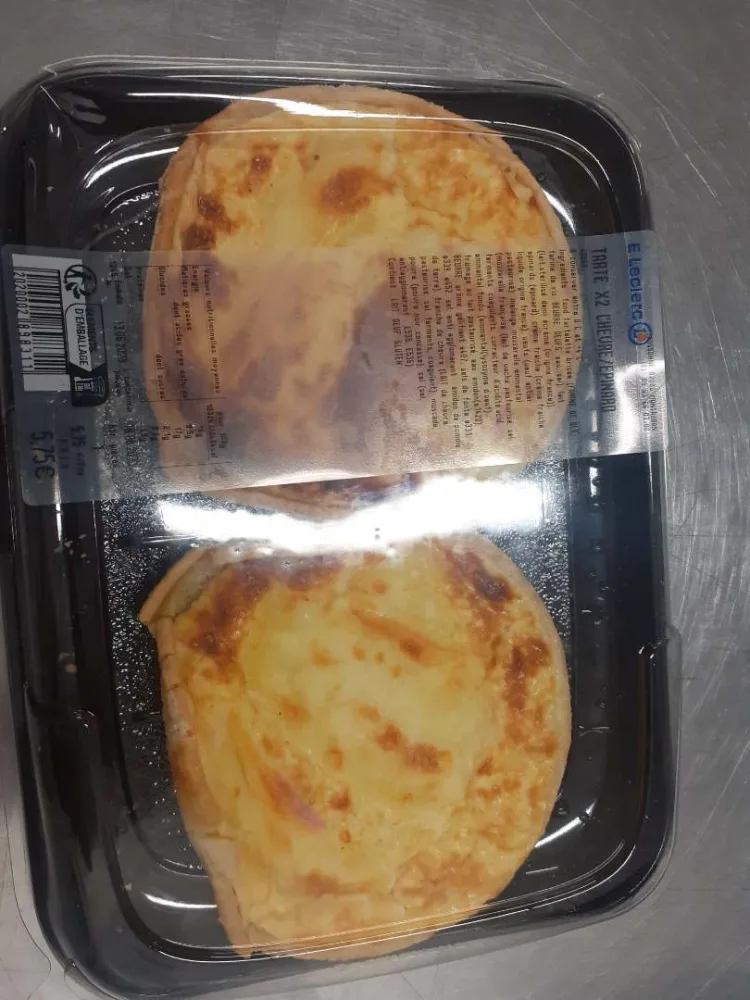 Tartelettes chevre epinard x 2