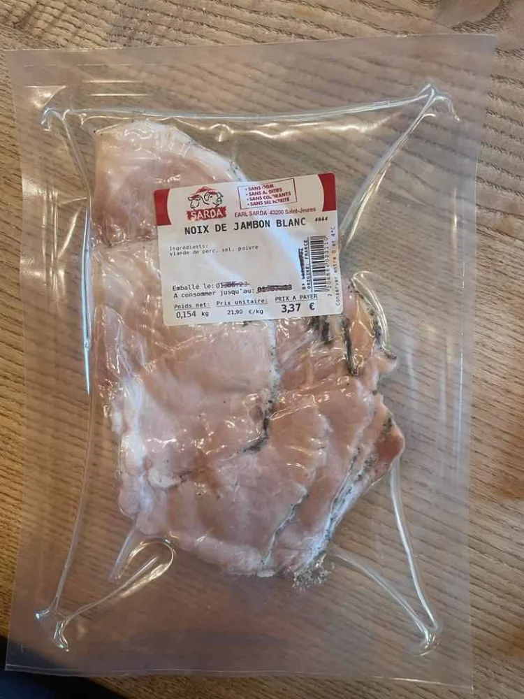 Noix de jambon blanc