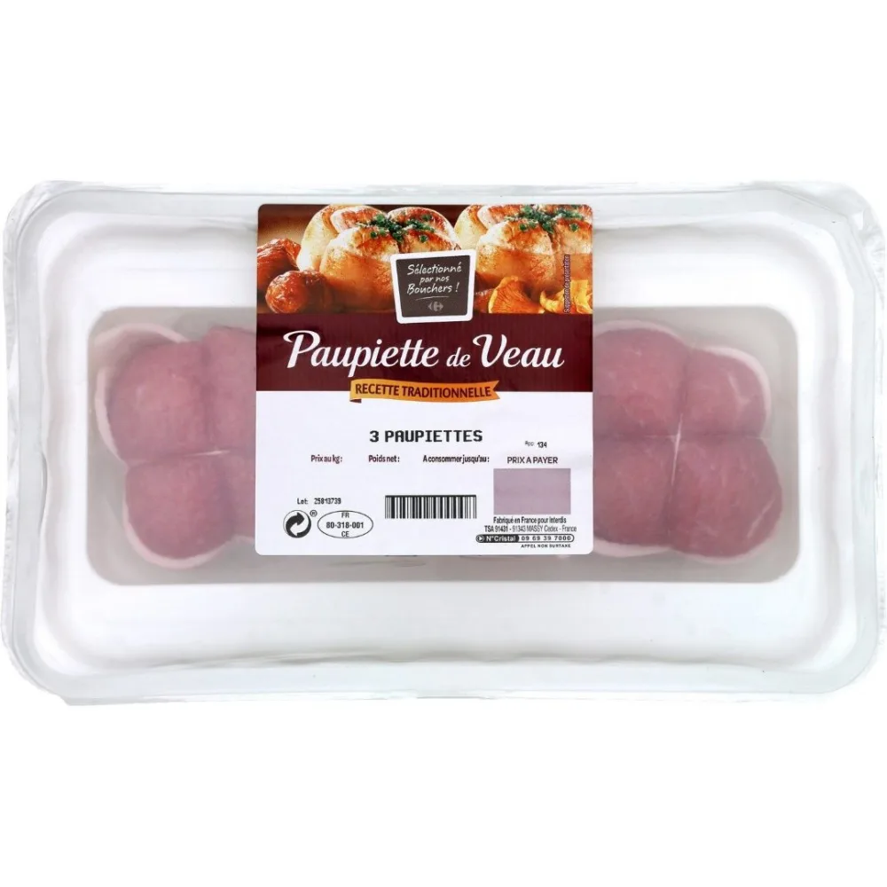 Paupiettes de veau