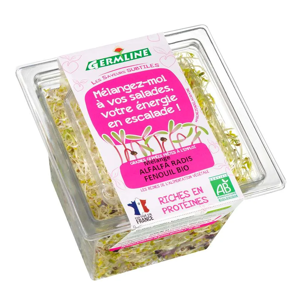 Graines germées biologiques alfalfa