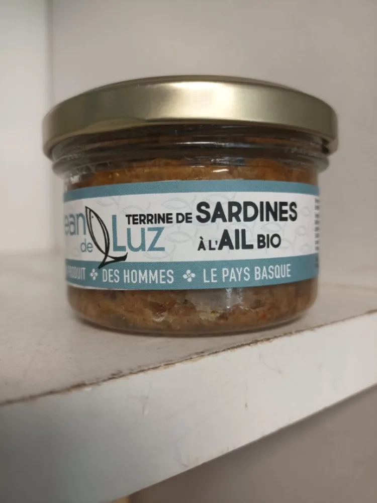 Terrine de sardines à l'ail