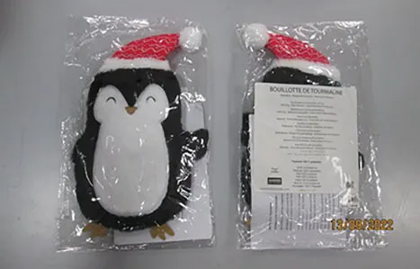 Heatable soft toy