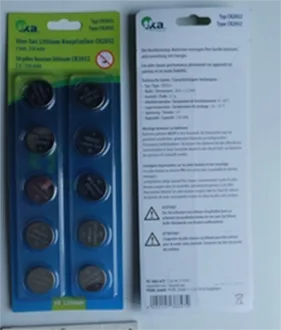 Button batteries