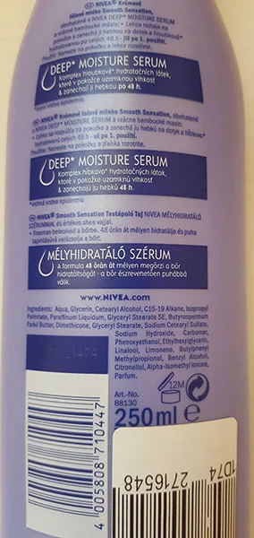 Body lotion