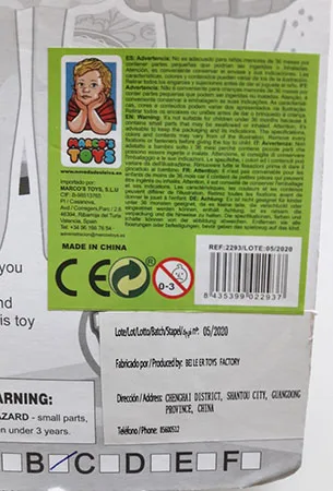 Plastic doll with accessories