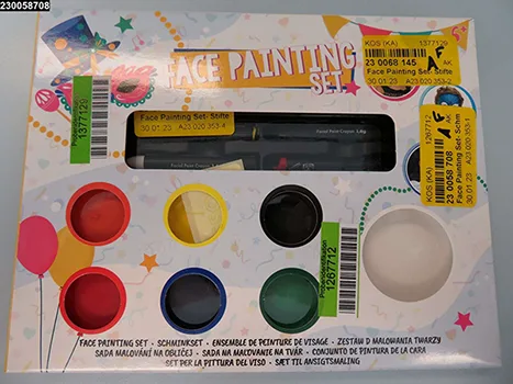 Face paint set