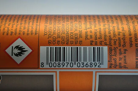 Deodorant spray