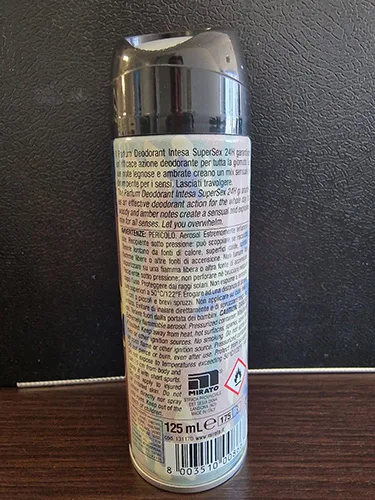 Deodorant spray