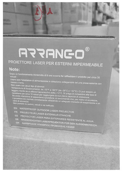 Outdoor laser projectors