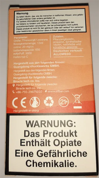Disposable electronic cigarette